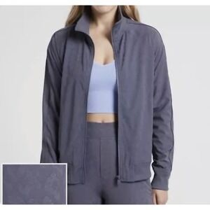 Athleta Brookly Bomber Leopard‎
